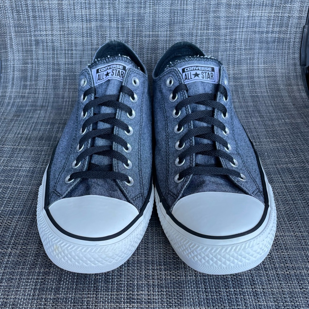 Converse Chuck Taylor All Star Ox Grey Low Top Sneakers Shoes Mens size 12 - Picture 3 of 10